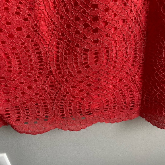 J.Crew Factory Coral Lace Dress size 12 - Picture 5 of 5